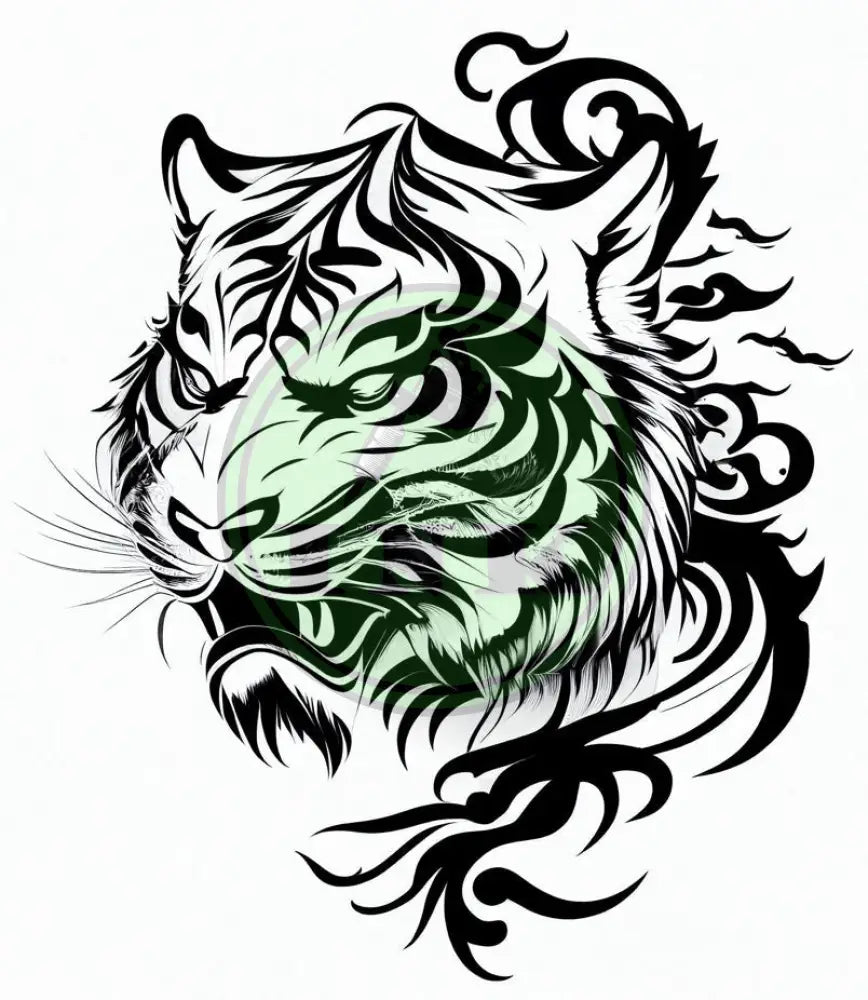 Bold Tiger Tattoo Design