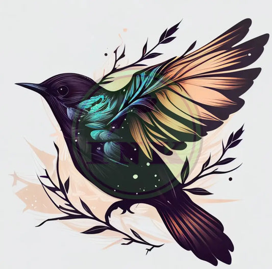 Cuddly Bird Tattoo Design