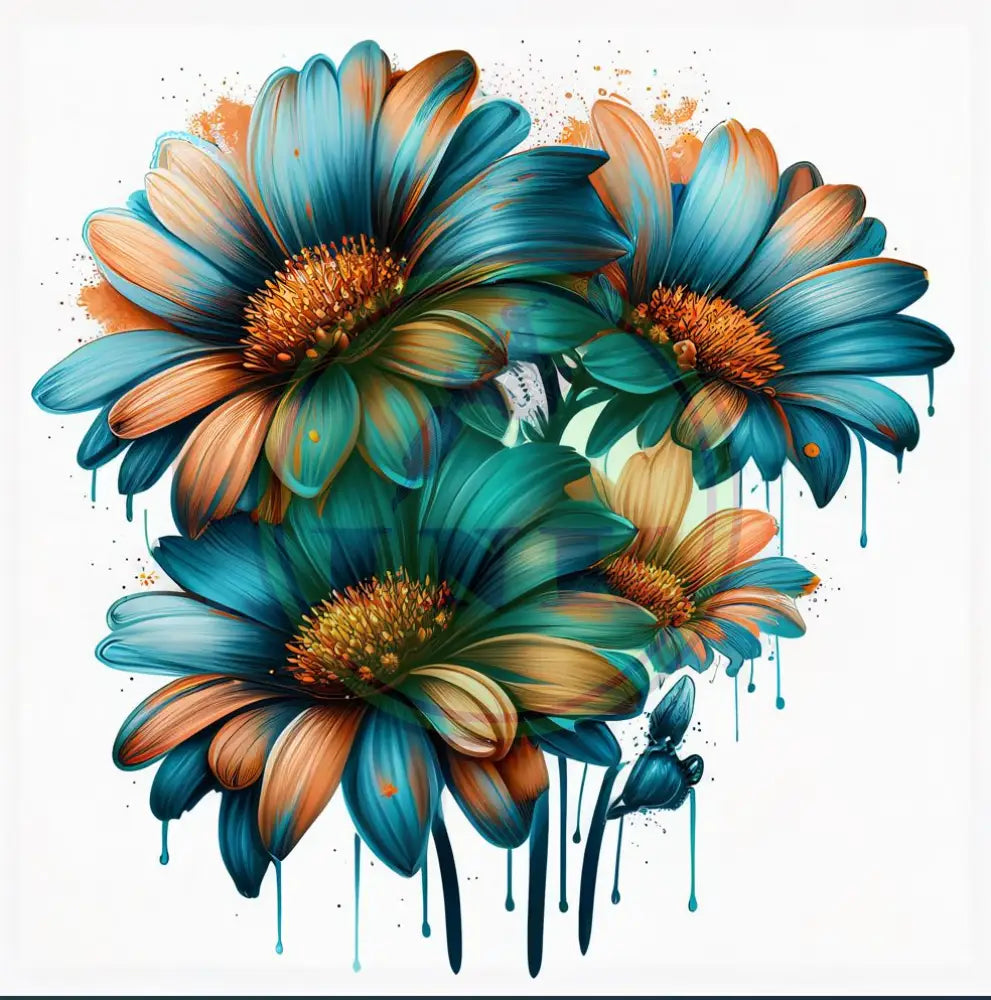 Dope Sunflower Flower Design Tattoo