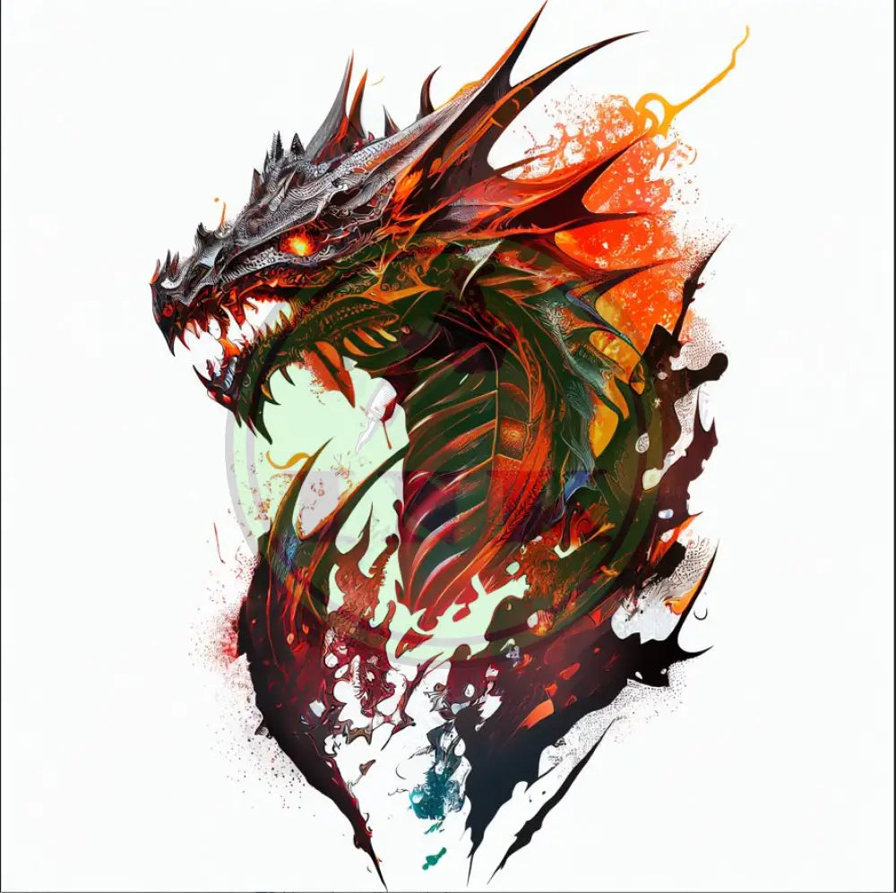 Dragon Head Tattoo Design