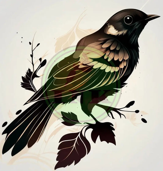 Endearing Bird Tattoo Design