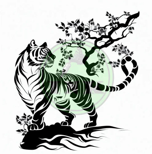 Fierce Tiger Tattoo Design