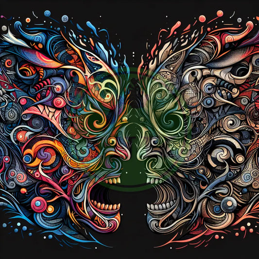 Inside Out 2: Emotional Realms Tattoo Design Digital