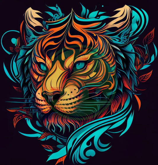 Intimidating Tiger Tattoo Design