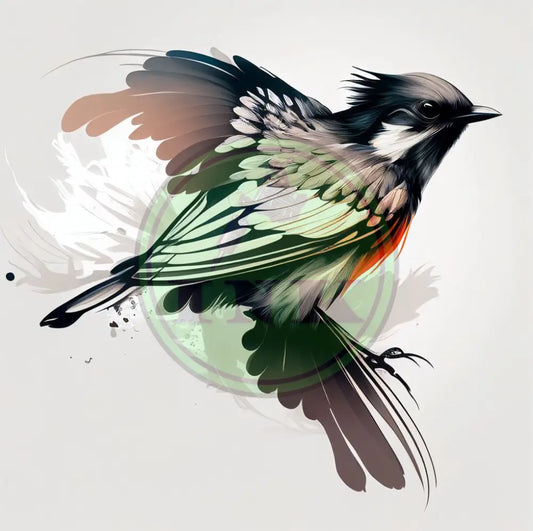 Lovely Bird Tattoo Design