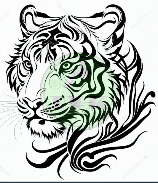 Magnificent Tiger Tattoo Design