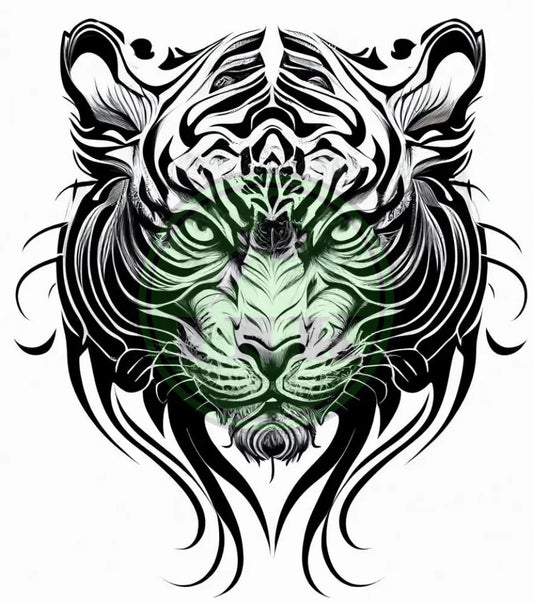 Majestic Tiger Tattoo Design