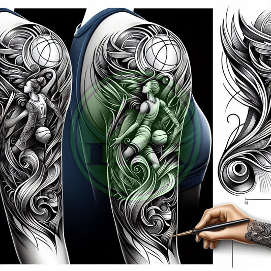 Napheesa Collier Radiant Triumph Tattoo Design Digital