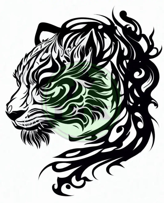 Noble Tiger Tattoo Design