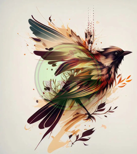 Precious Bird Tattoo Design