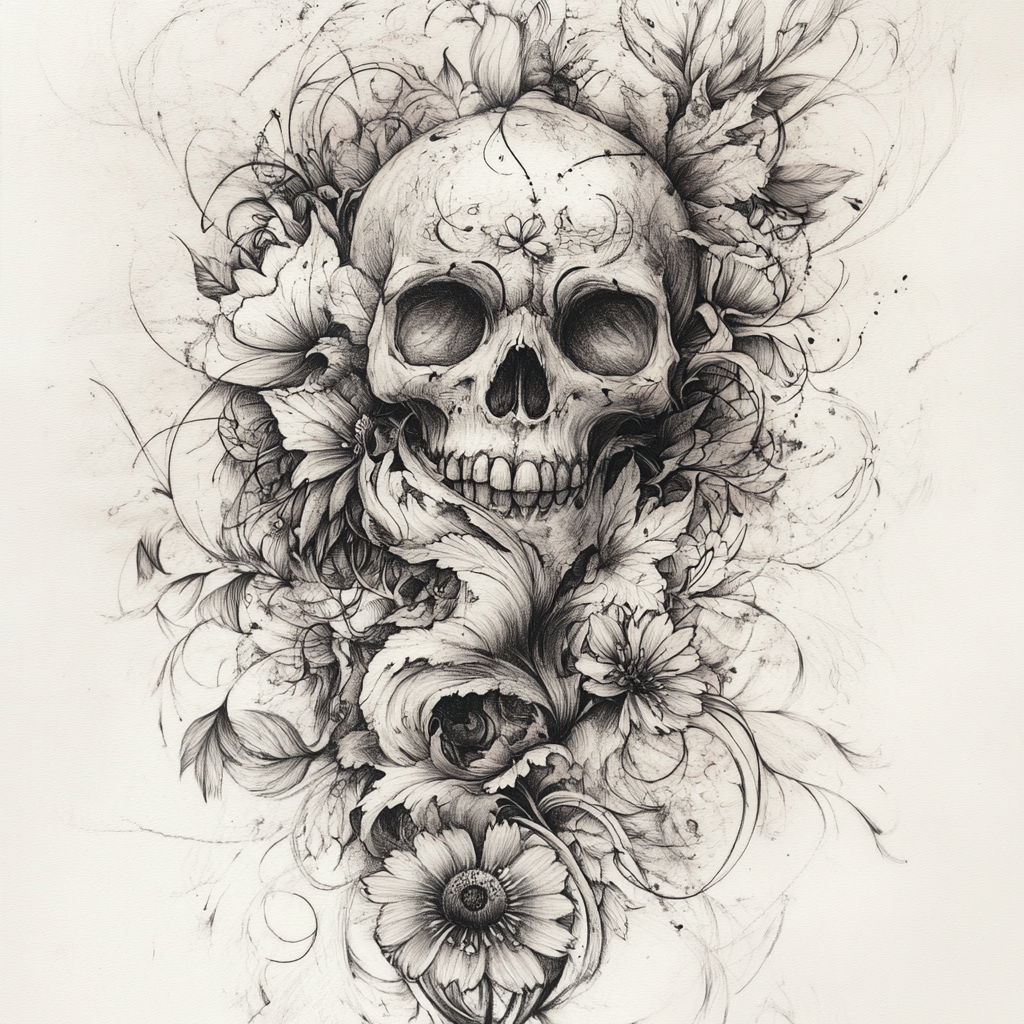 Skull Tattoo Design