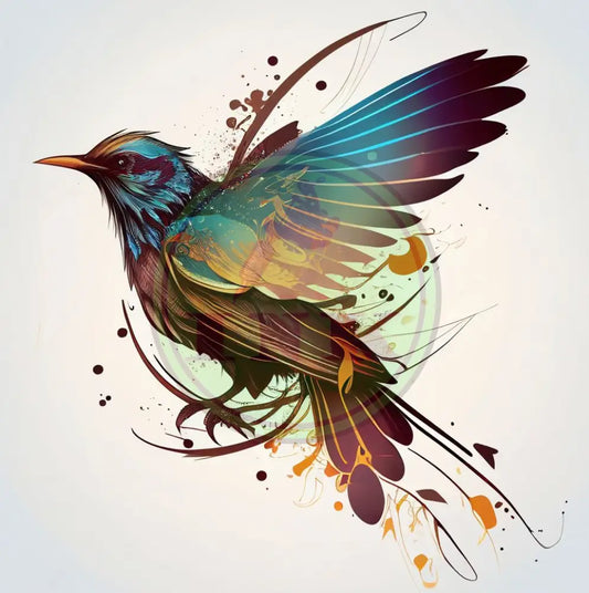 Sweet Bird Tattoo Design