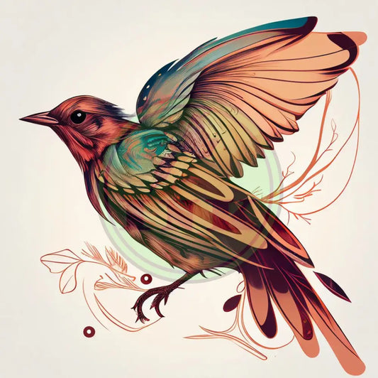 Sweet Bird Tattoo Design