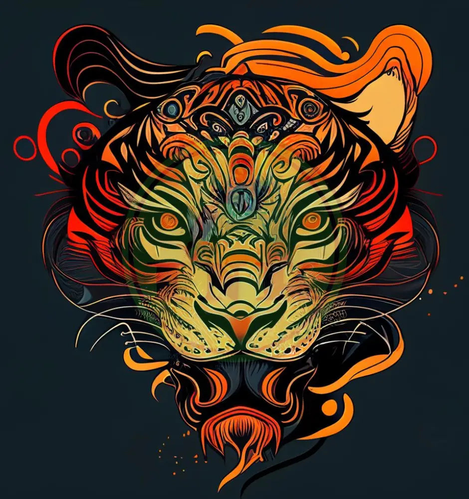 Unpredictable Tiger Tattoo Design